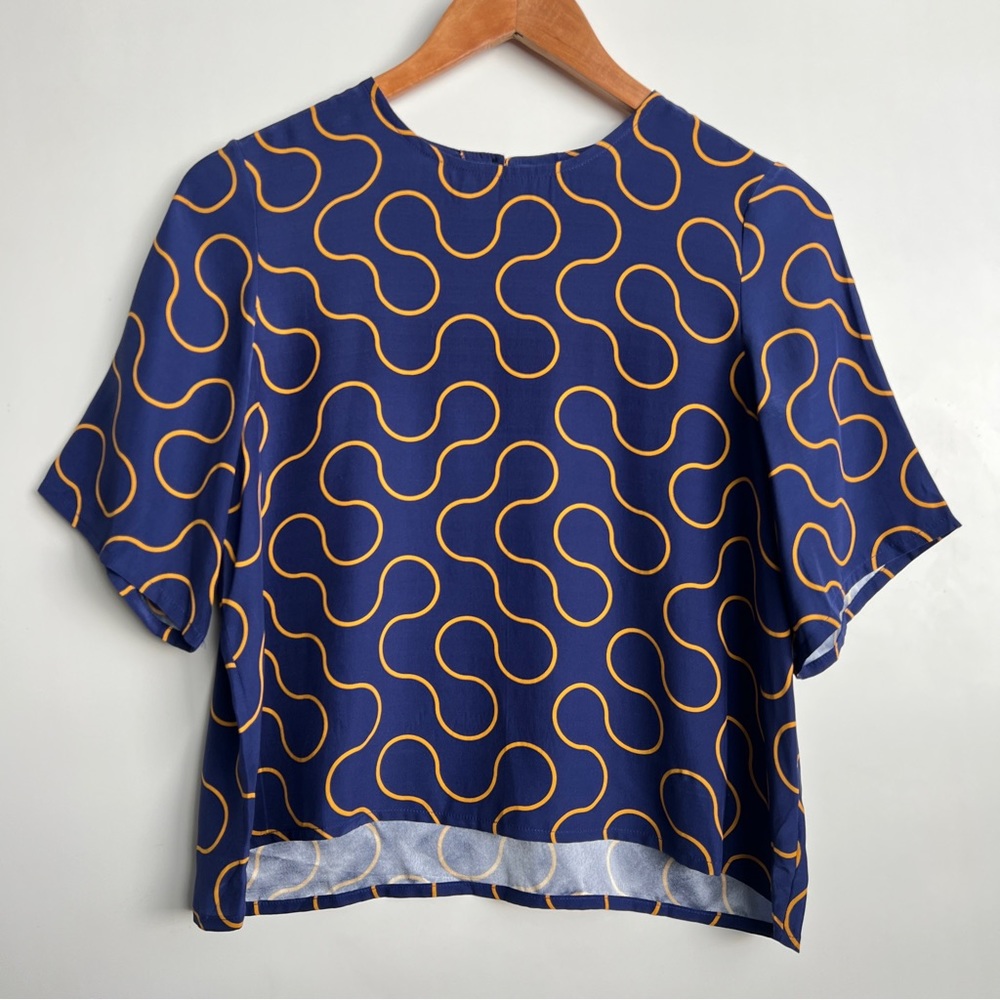 Dusen Dusen Wavy Silk Top